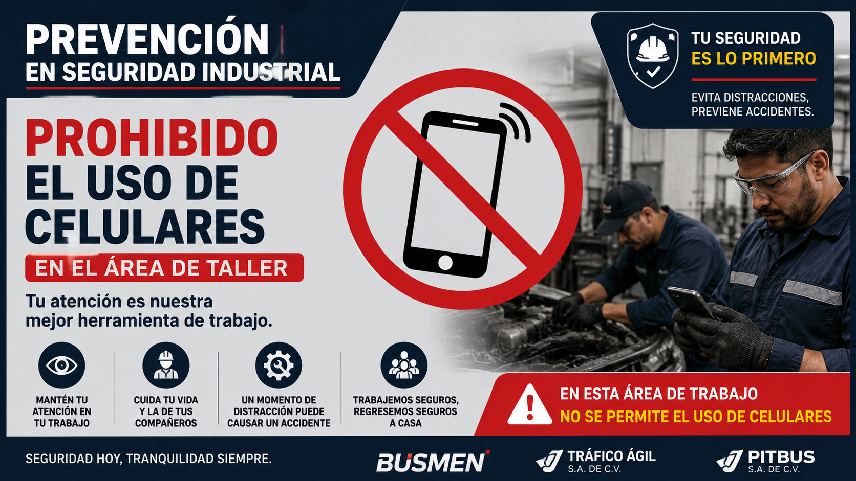AVISO USO DE CELULAR